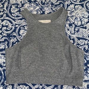 Outdoor Voices high neck crop top/sports bra